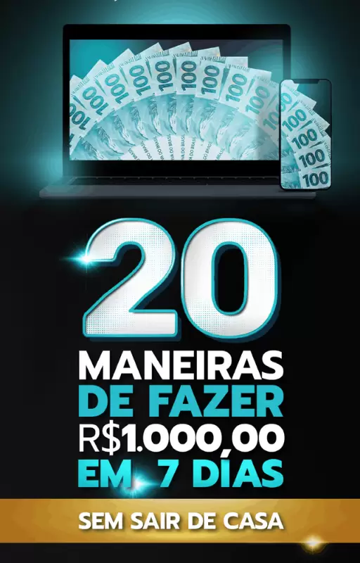 E-book 20 maneiras de fazer R$ 1000 em 7 dias