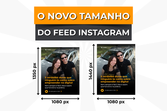 Instagram atualizou o tamanho do feed 1080×1440 px (descubra como criar conteúdo sem corte)