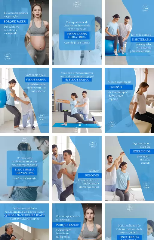 Capa Pack Editável Fisioterapia