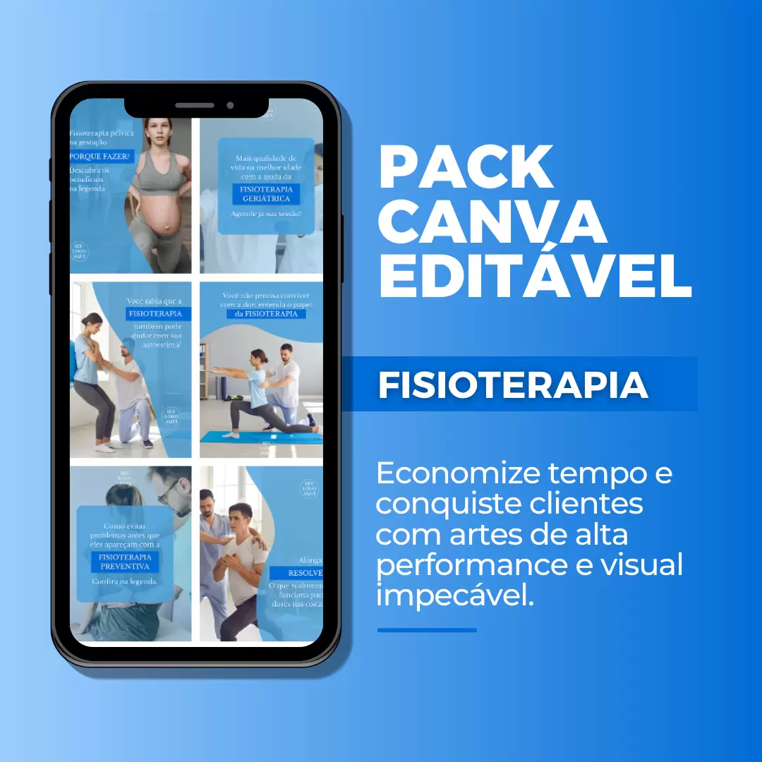Capa Pack Editável Fisioterapia