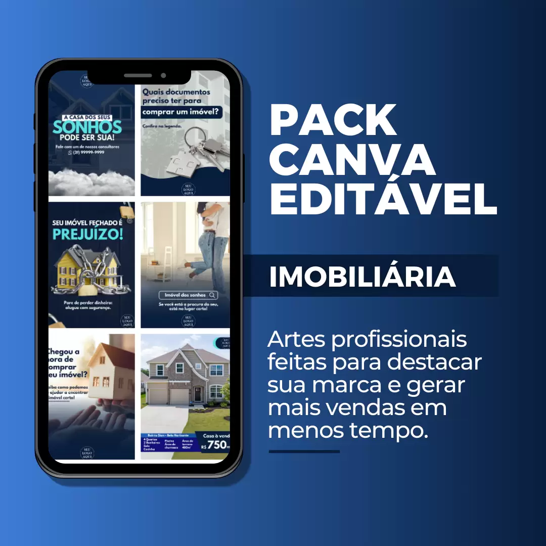 Capa Pack Editável Imobiliária