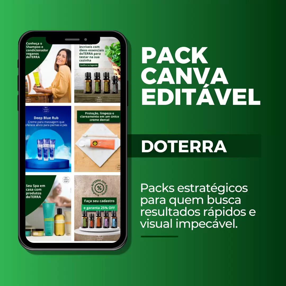 Capa Pack Editável doTERRA